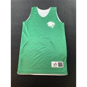 Alleson Athletic Reversible Youth Basketball Jersey Green White Panther Size‎ M